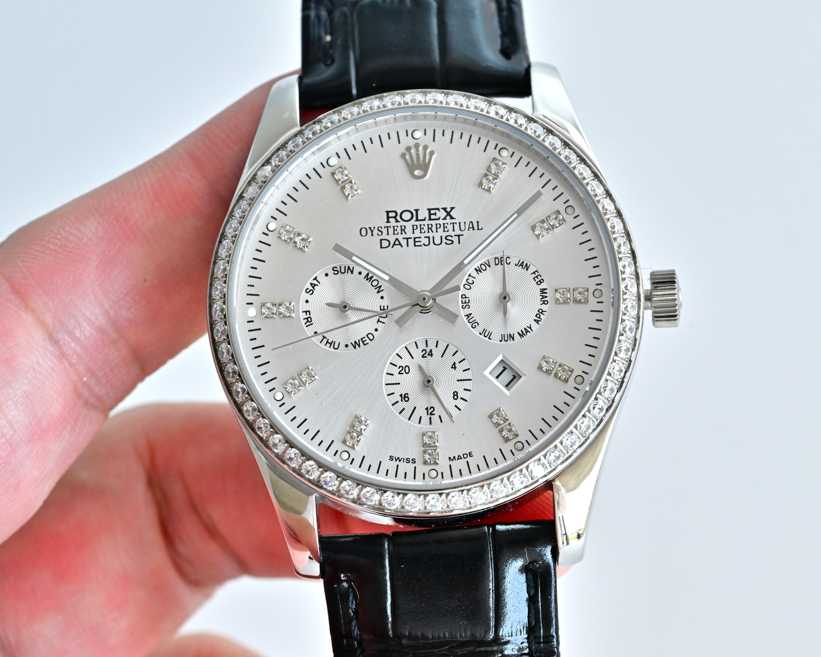 Orologio da polso Rolex Oyster Perpetual Datejust Argento