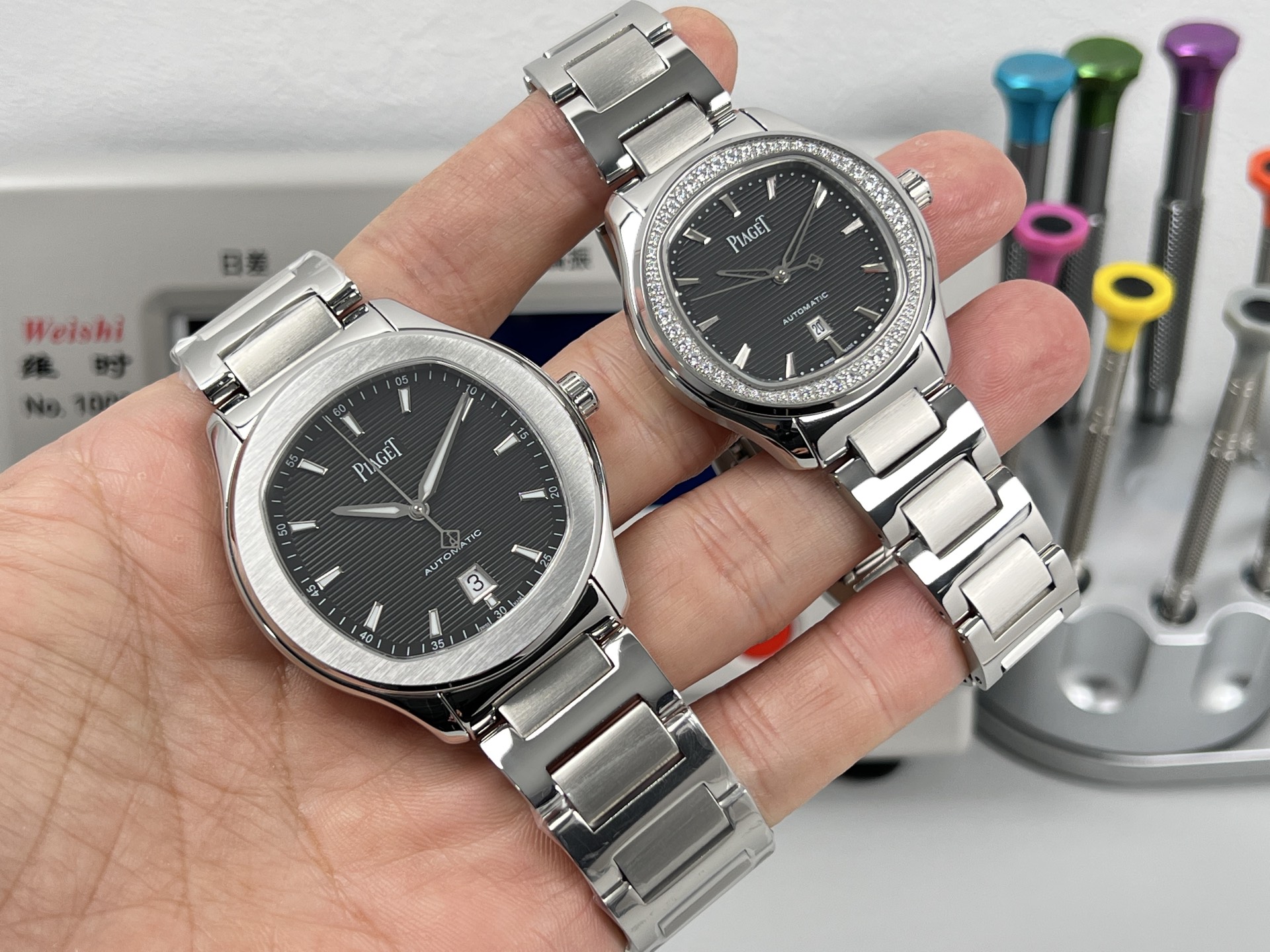 Piaget Polo Date G0A50016 Steel case and bracelet, black dial, silver bezel 42mm Men's Automatic
