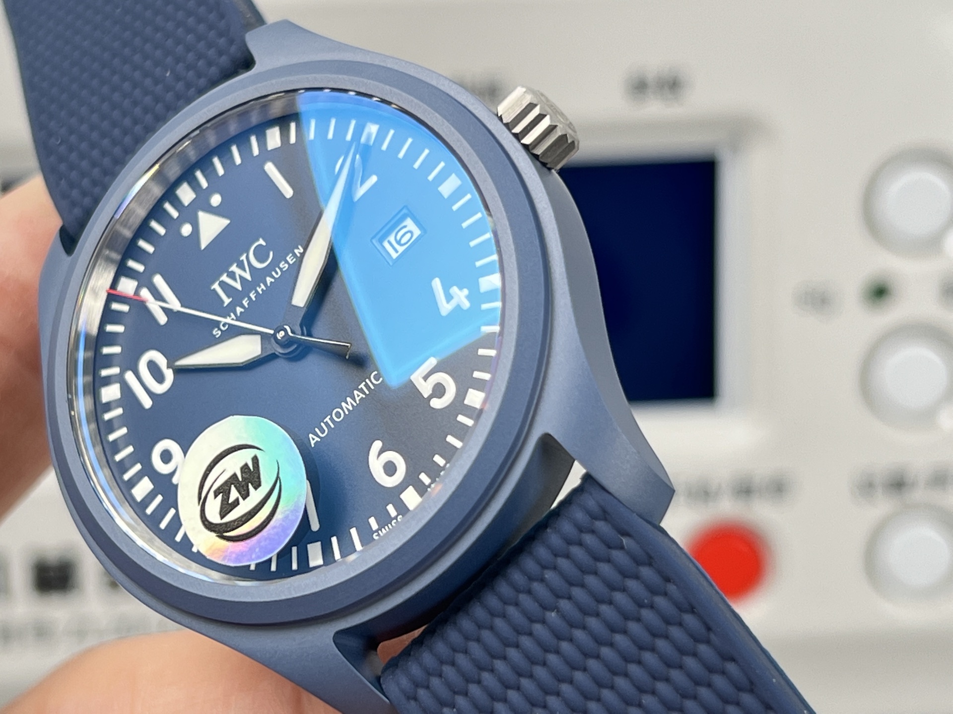 IWC Pilot's Watch Automatic 36 (IW328101) blue ceramic case, blue dial, blue textile strap 36mm Women's Automatic
