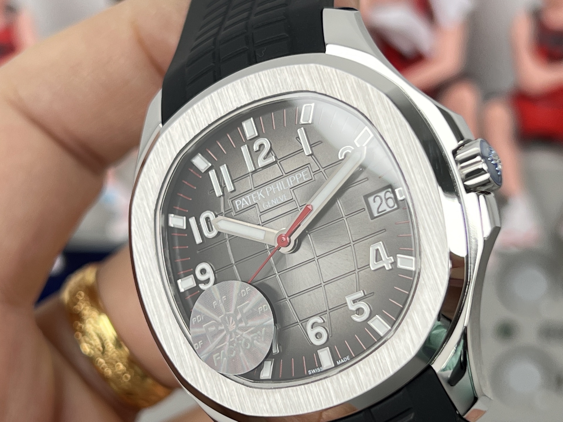 Patek Philippe Aquanaut 5167A-001 steel case, black bezel, black dial, black rubber strap 40mm Men's Automatic