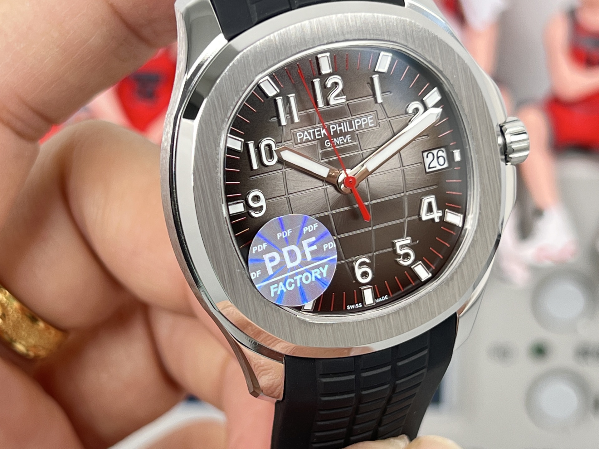Patek Philippe Aquanaut 5167A-001 steel case, black bezel, black dial, black rubber strap 40mm Men's Automatic