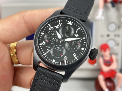 IWC Big Pilot's Watch Perpetual Calendar detail 3