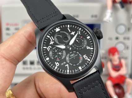 IWC Big Pilot's Watch Perpetual Calendar detail 2