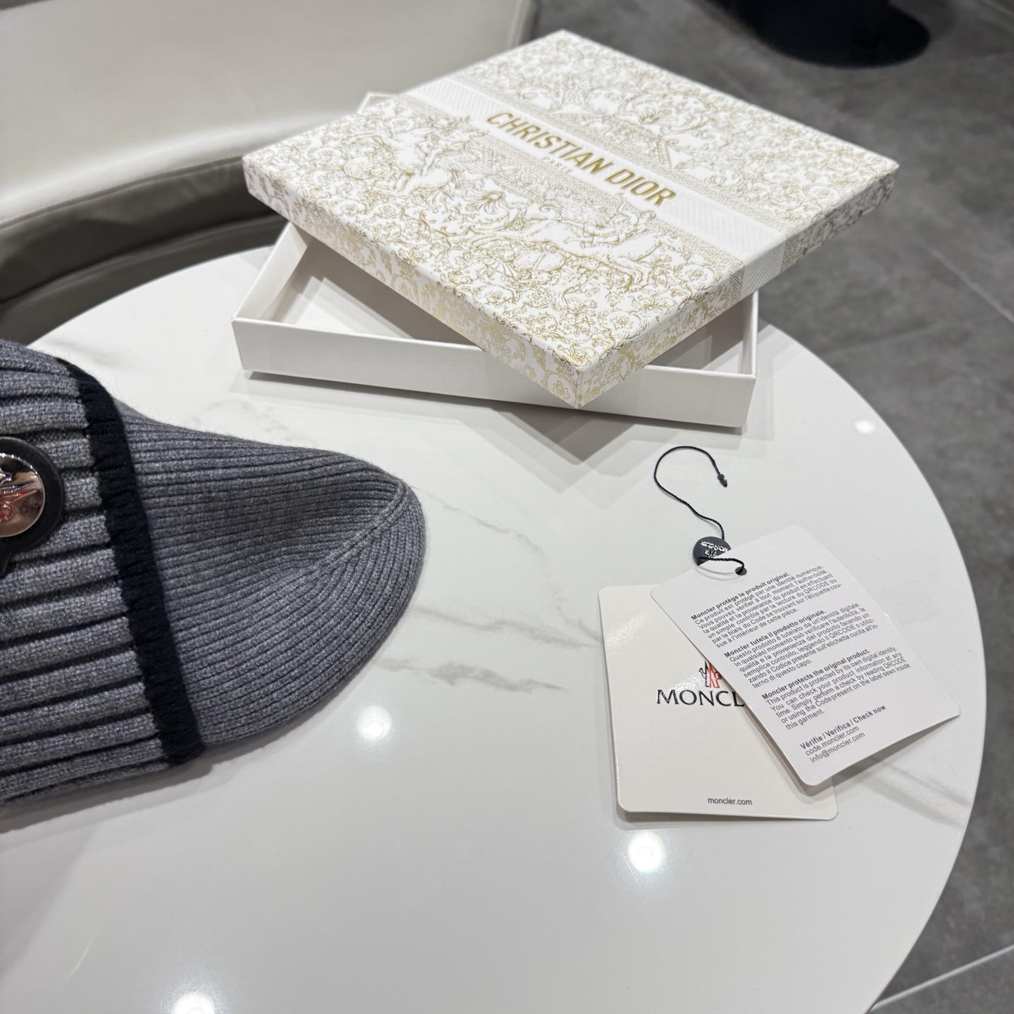 【MONCLER蒙口】2026秋冬新款男女款针织毛线帽，大牌简约～秋冬穿搭必备