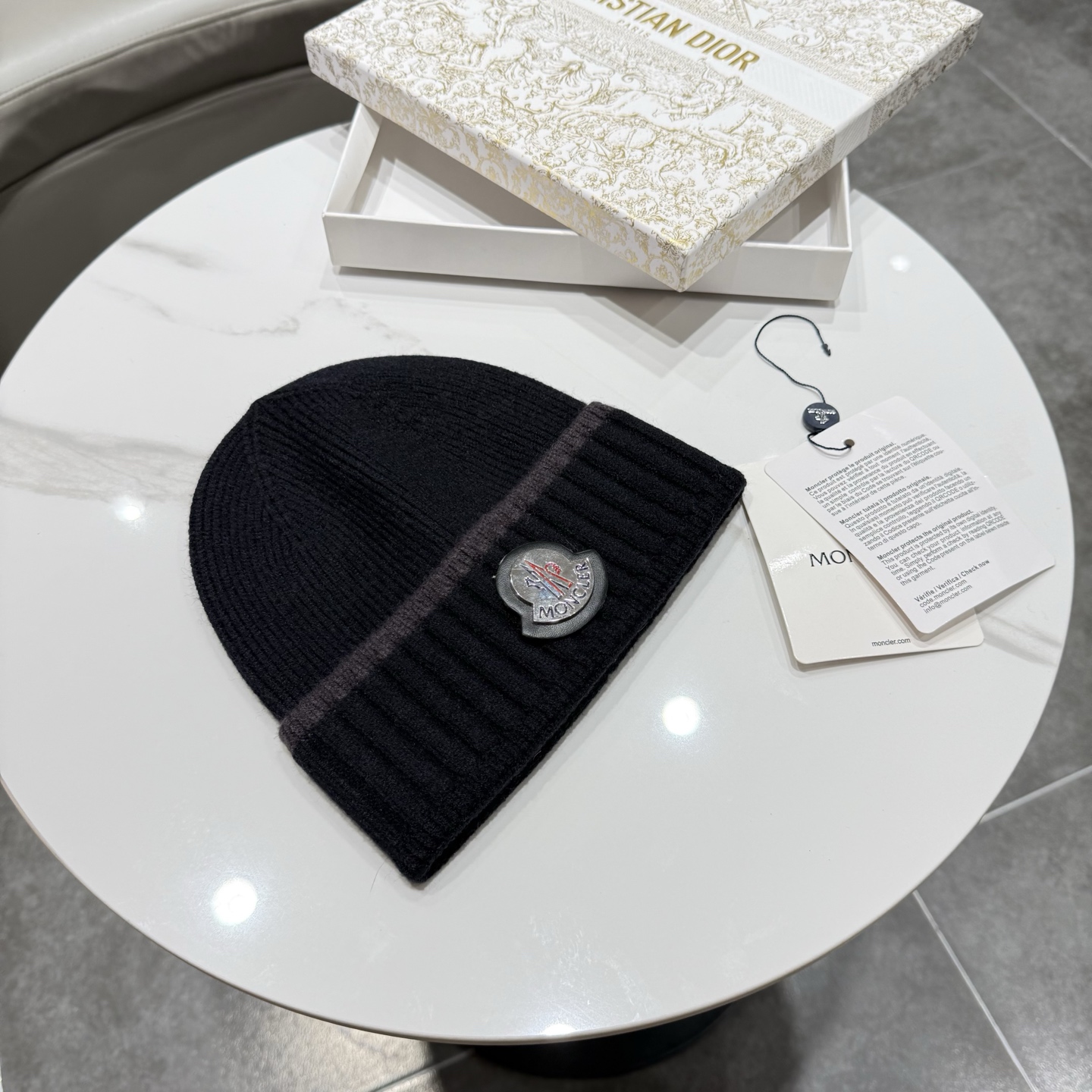 【MONCLER蒙口】2026秋冬新款男女款针织毛线帽，大牌简约～秋冬穿搭必备