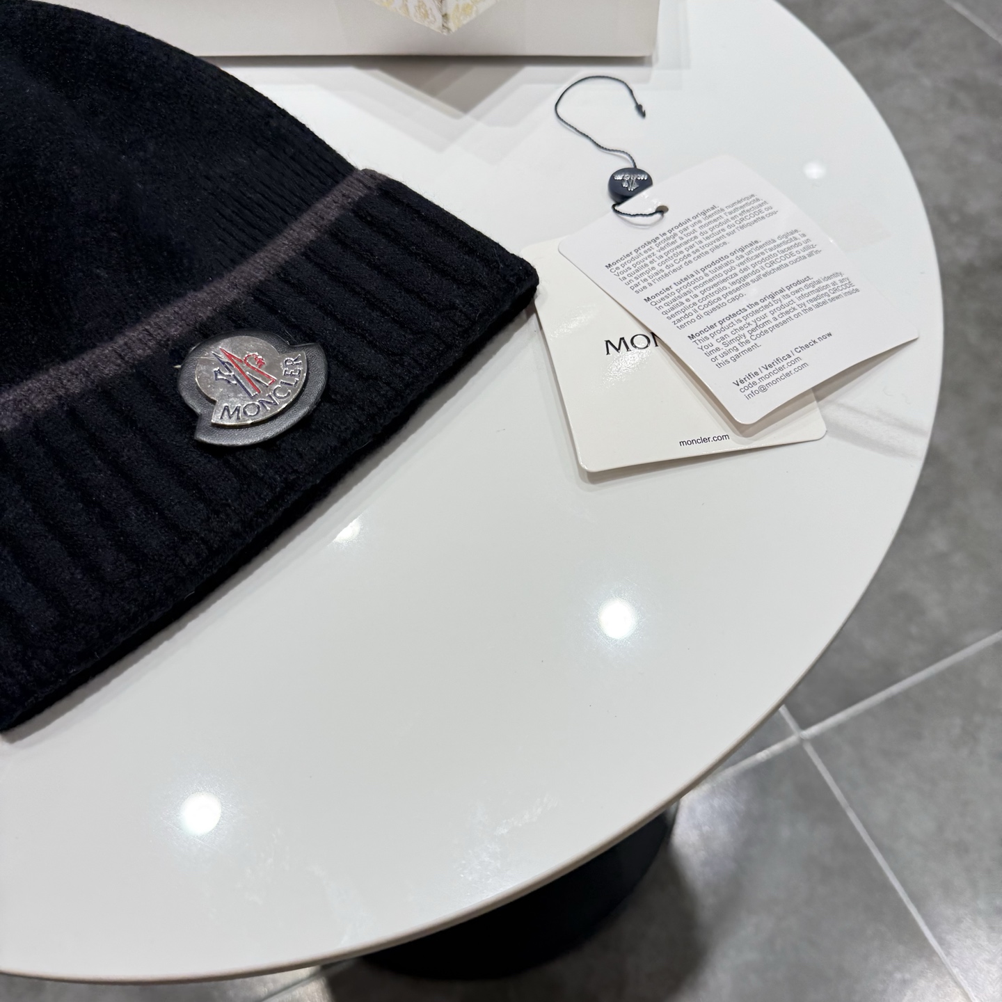 【MONCLER蒙口】2026秋冬新款男女款针织毛线帽，大牌简约～秋冬穿搭必备