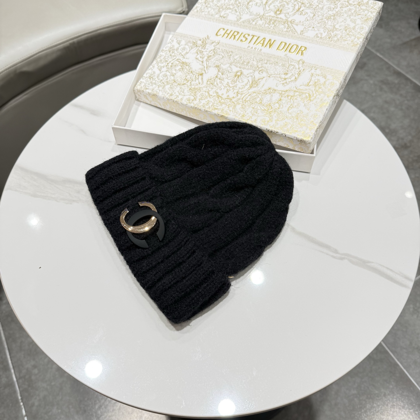 CHANEL香奈儿 秋冬新款针织毛线帽，超火爆💖质感一流，出街超好搭配！减龄神器