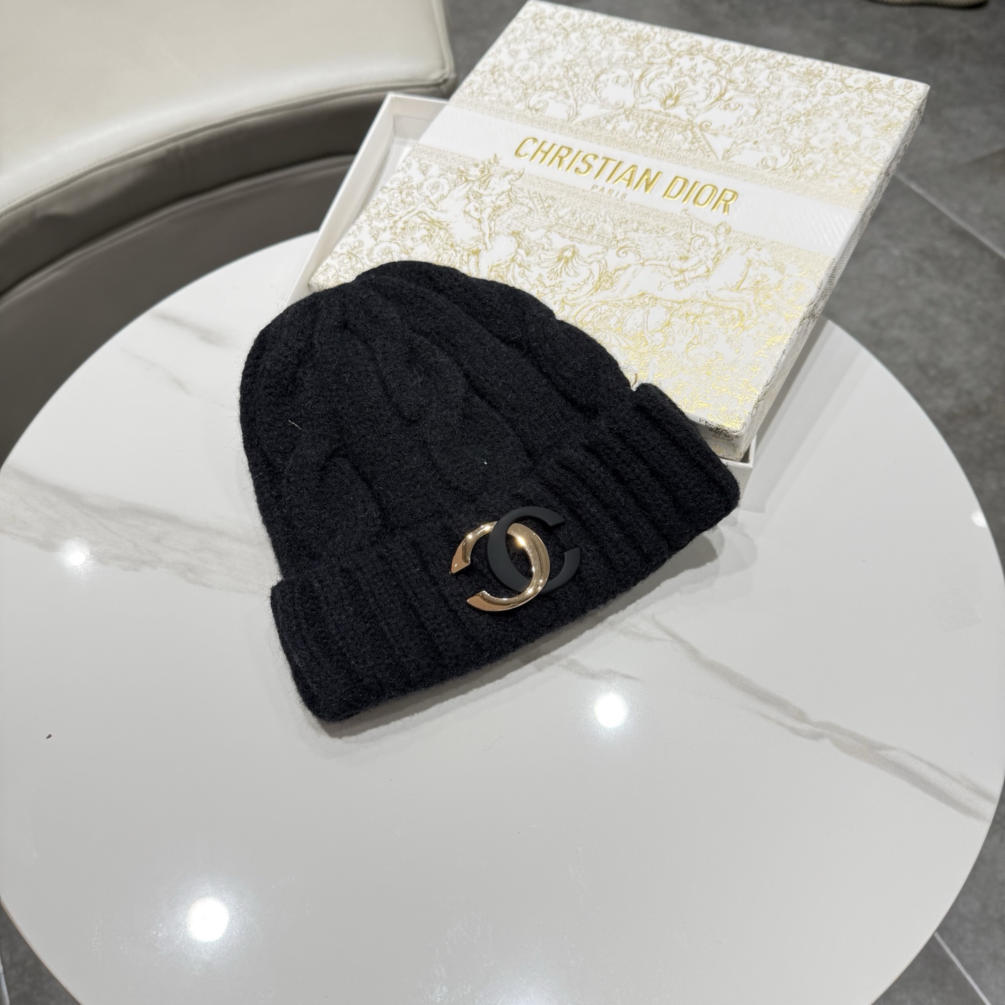 CHANEL香奈儿 秋冬新款针织毛线帽，超火爆💖质感一流，出街超好搭配！减龄神器