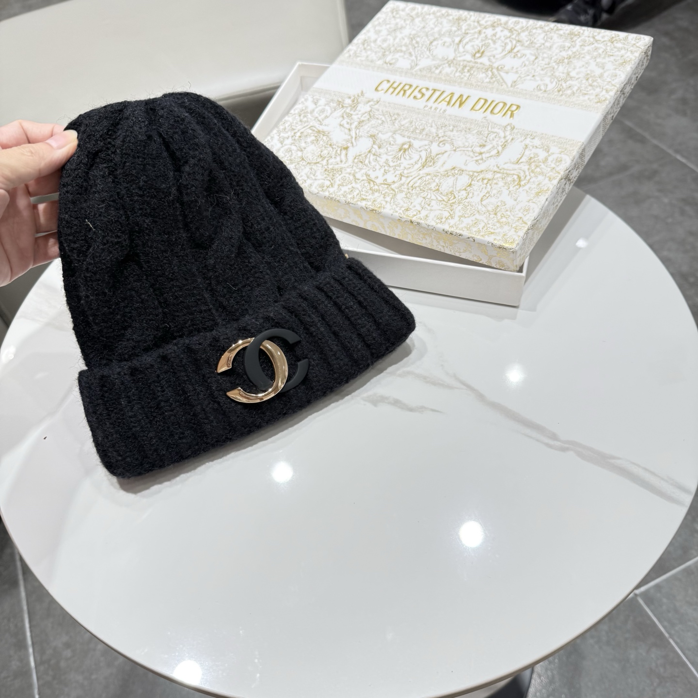 CHANEL香奈儿 秋冬新款针织毛线帽，超火爆💖质感一流，出街超好搭配！减龄神器