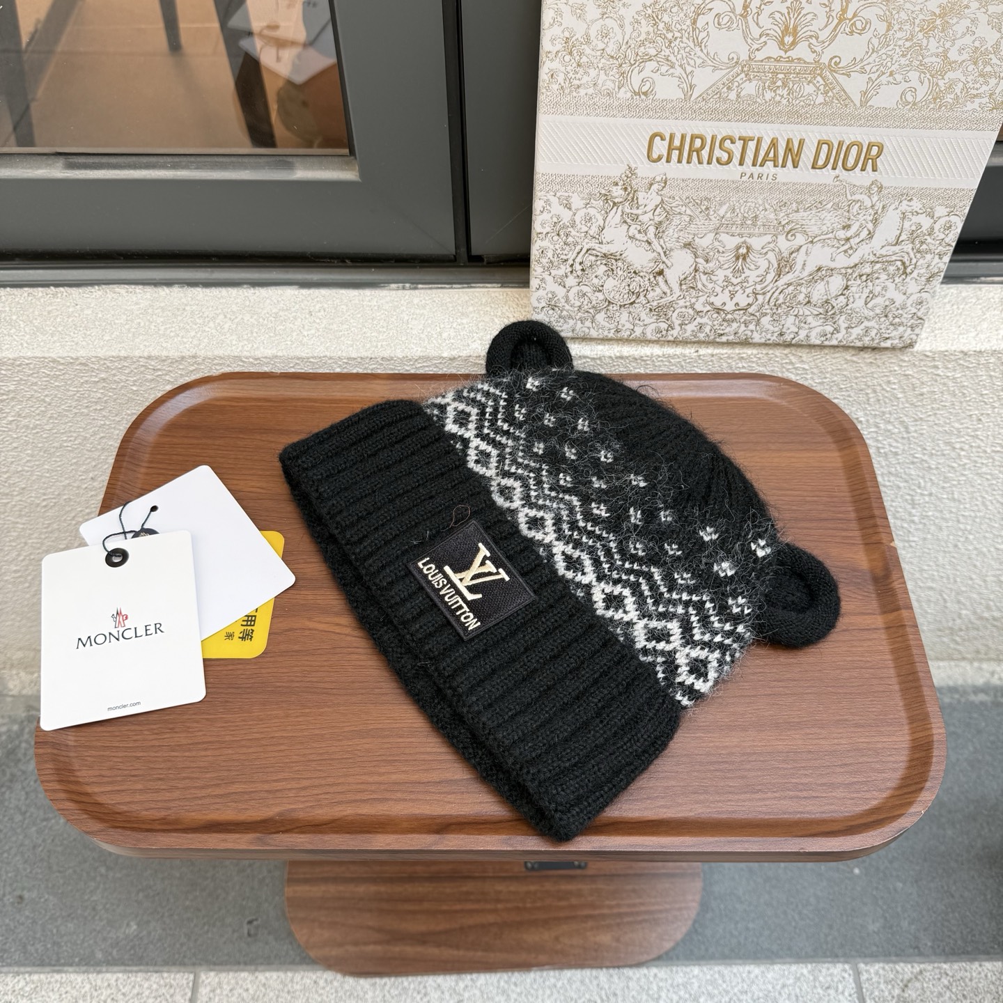 路易威登LOUIS VUITTON🎩官方热卖爆款，羊毛针织毛线帽，时尚好品质高端大气，超柔软！超火爆💖质感很赞，出街超好