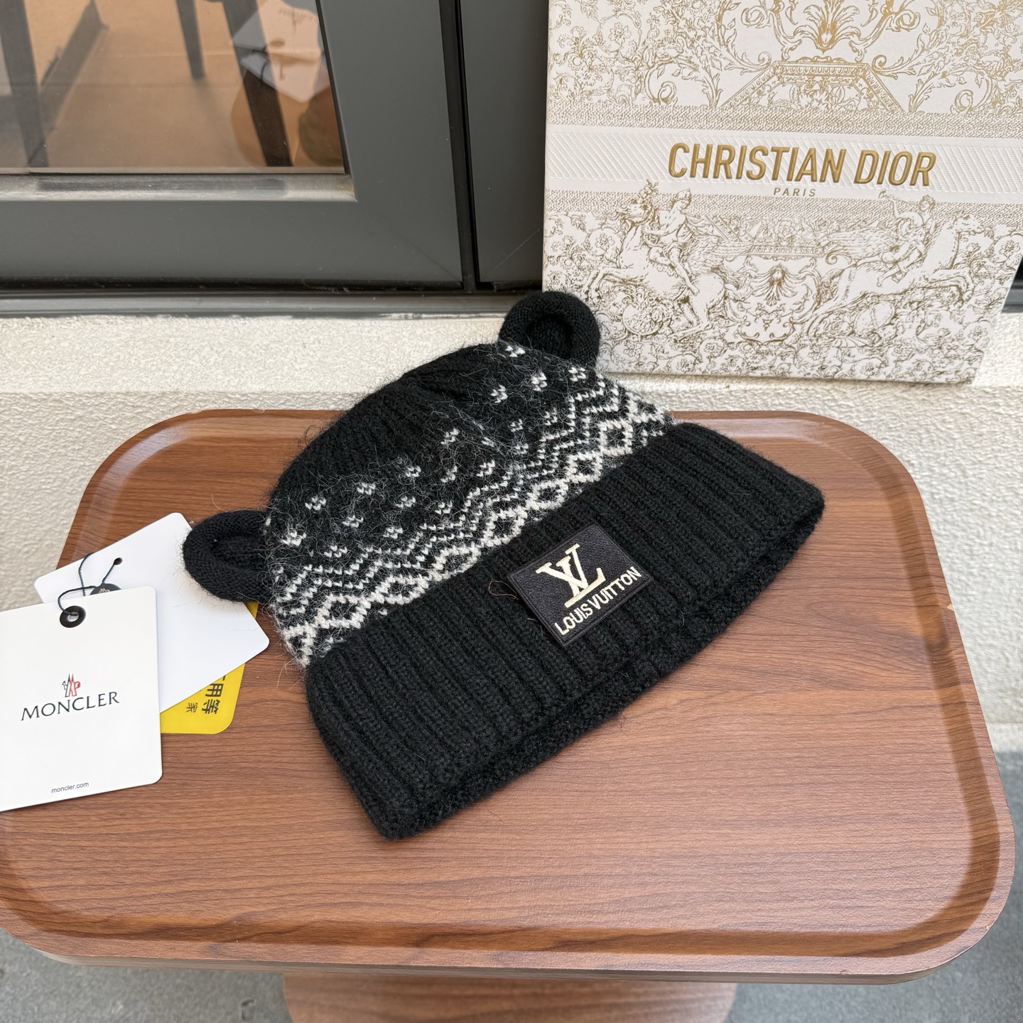 路易威登LOUIS VUITTON🎩官方热卖爆款，羊毛针织毛线帽，时尚好品质高端大气，超柔软！超火爆💖质感很赞，出街超好