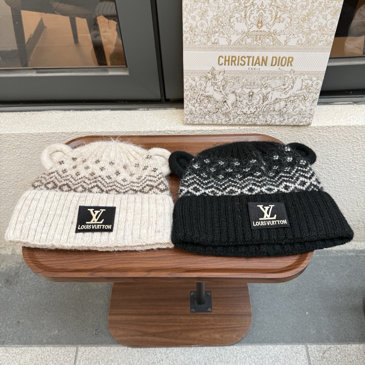 路易威登LOUIS VUITTON🎩官方热卖爆款，羊毛针织毛线帽，时尚好品质高端大气，超柔软！超火爆💖质感很赞，出街超好