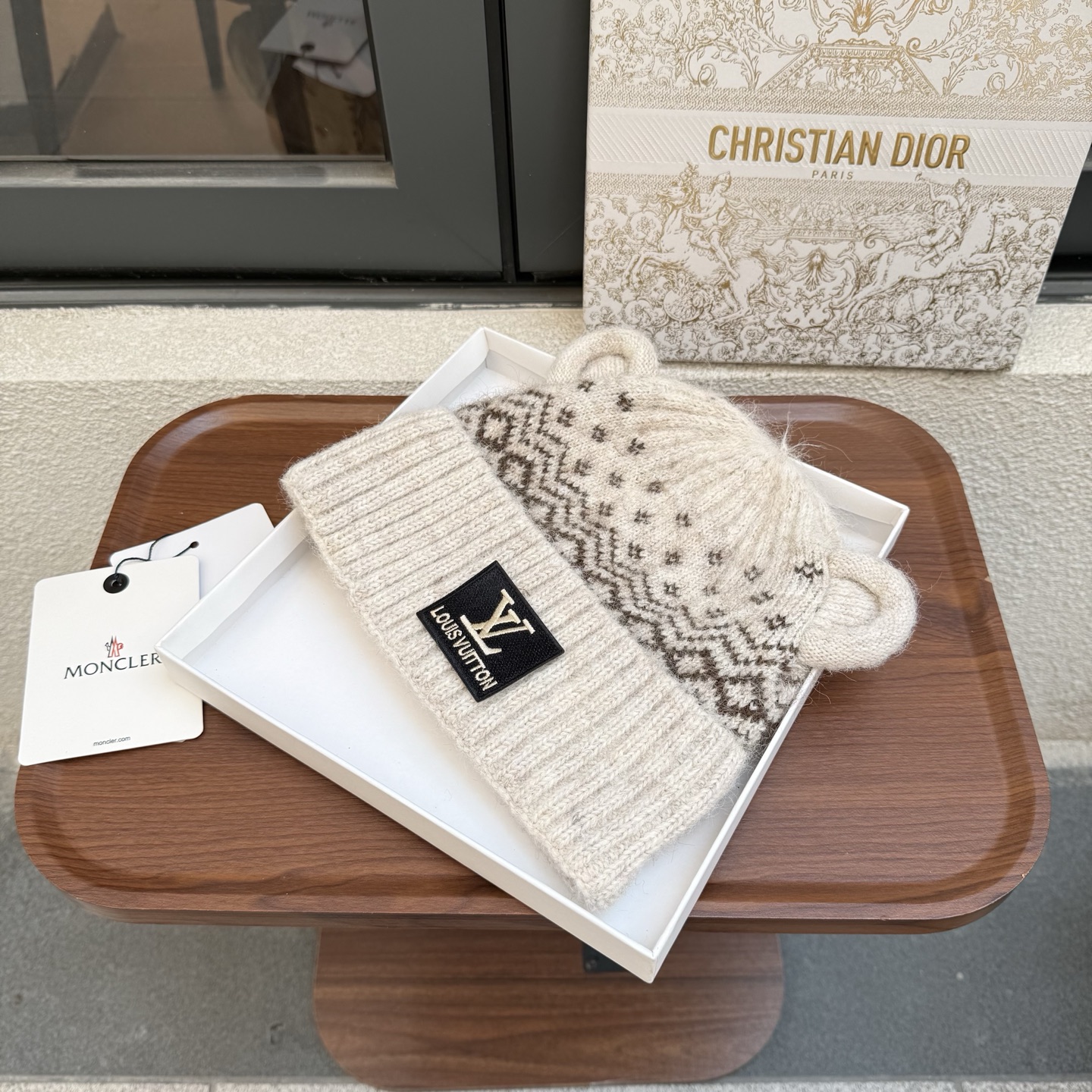 路易威登LOUIS VUITTON🎩官方热卖爆款，羊毛针织毛线帽，时尚好品质高端大气，超柔软！超火爆💖质感很赞，出街超好