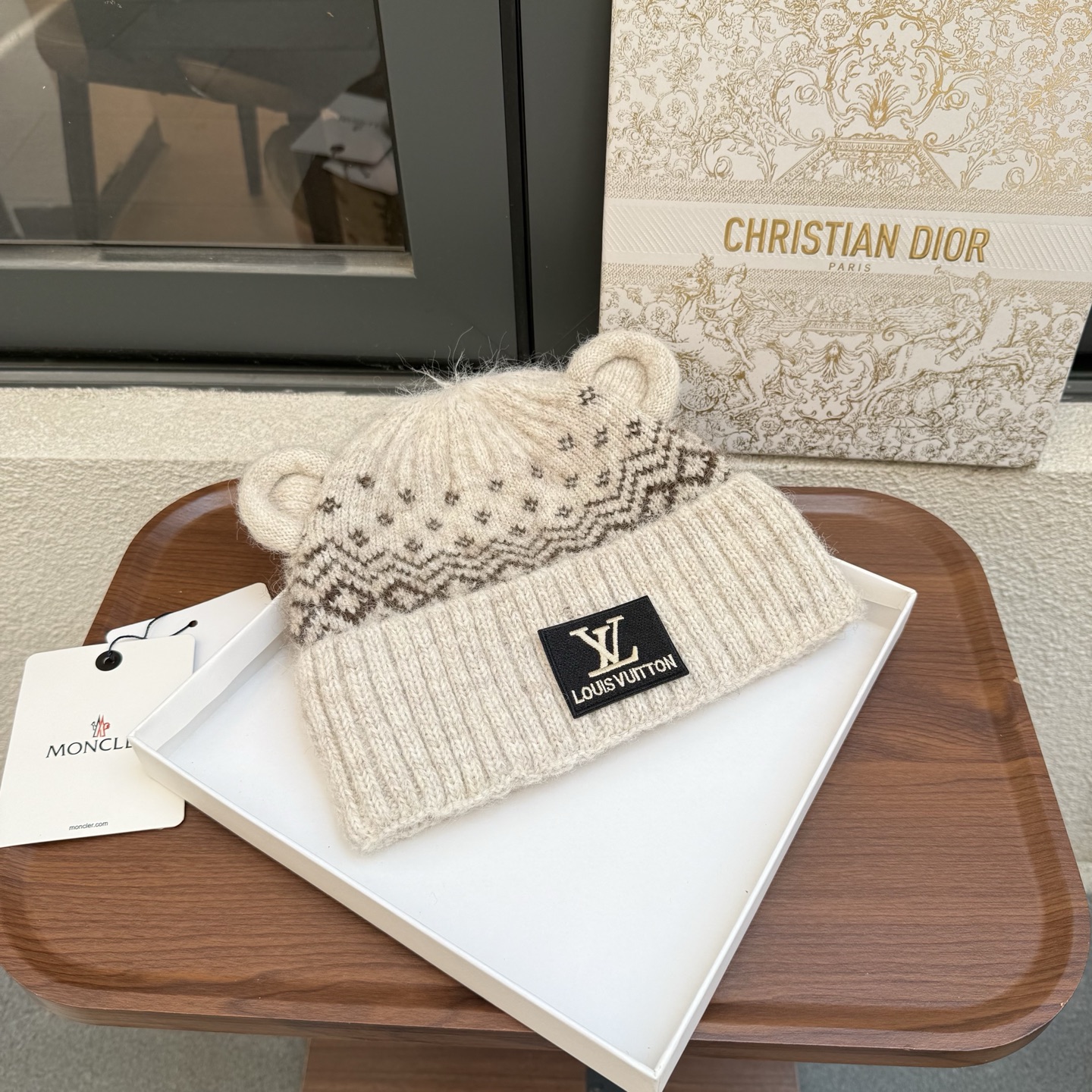路易威登LOUIS VUITTON🎩官方热卖爆款，羊毛针织毛线帽，时尚好品质高端大气，超柔软！超火爆💖质感很赞，出街超好