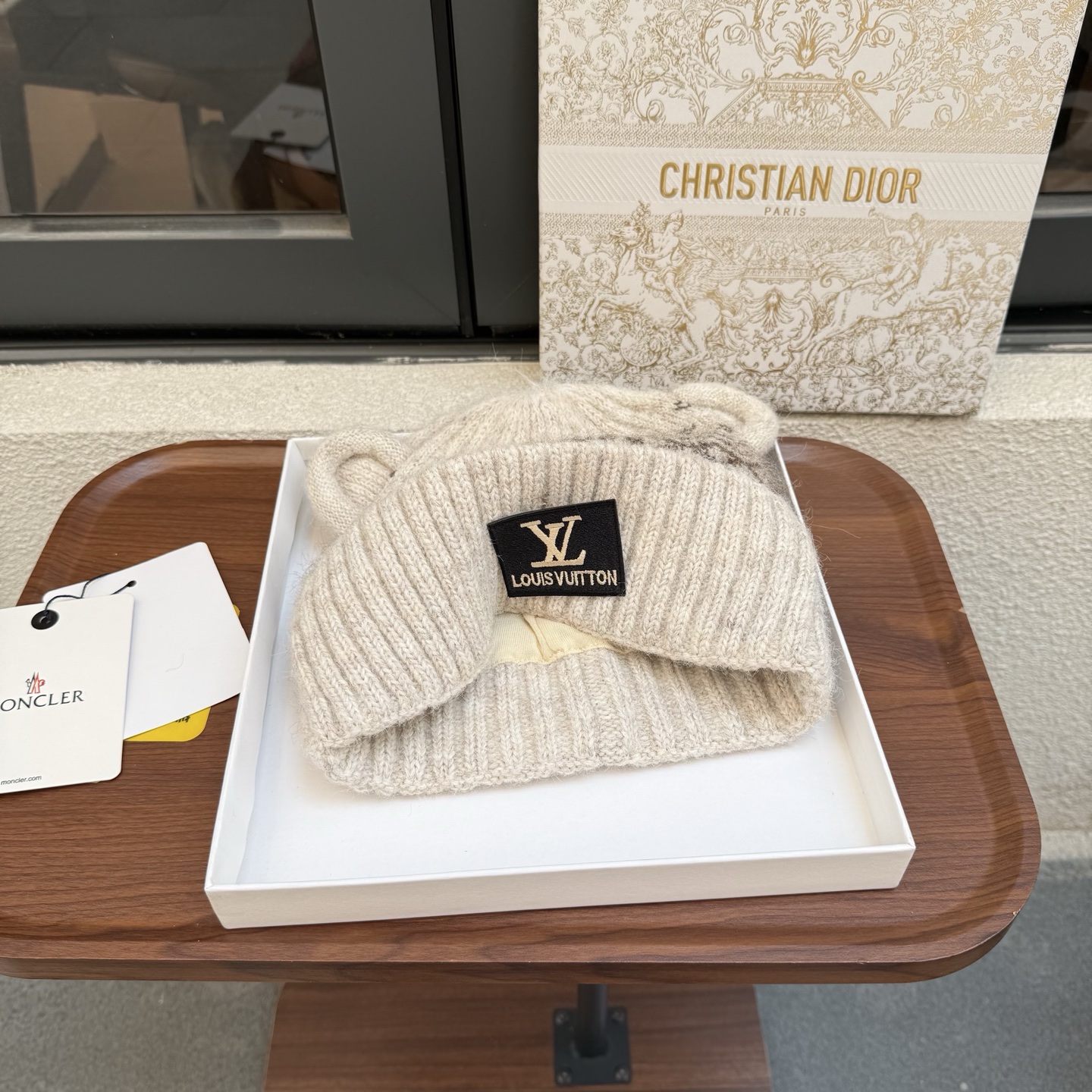 路易威登LOUIS VUITTON🎩官方热卖爆款，羊毛针织毛线帽，时尚好品质高端大气，超柔软！超火爆💖质感很赞，出街超好