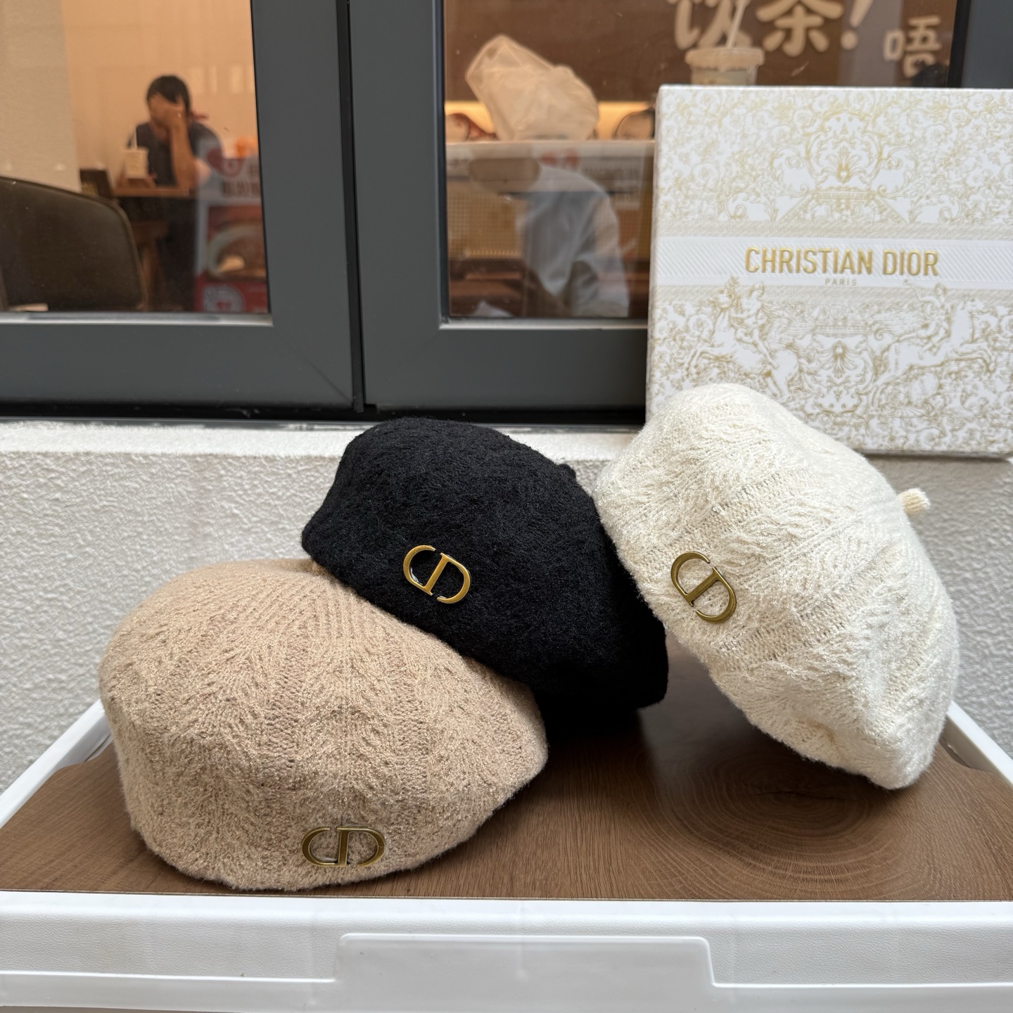 Dior迪奥新款羊毛贝雷帽