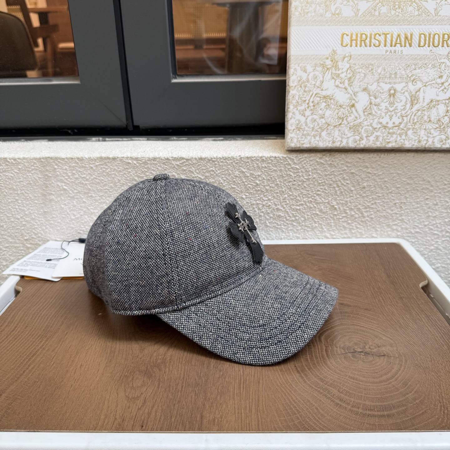 克罗心 🆕🆕新款秋冬棒球帽，个性时尚经典十字架标志，休闲带点酷酷的感觉，中性款 男女同款！超好搭！ 头围:56-58cm