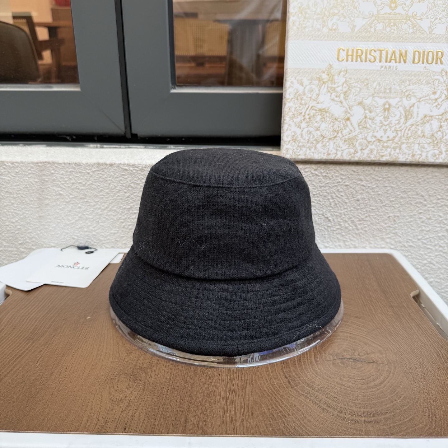 doir迪奥新款羊毛渔夫帽，头围57cm