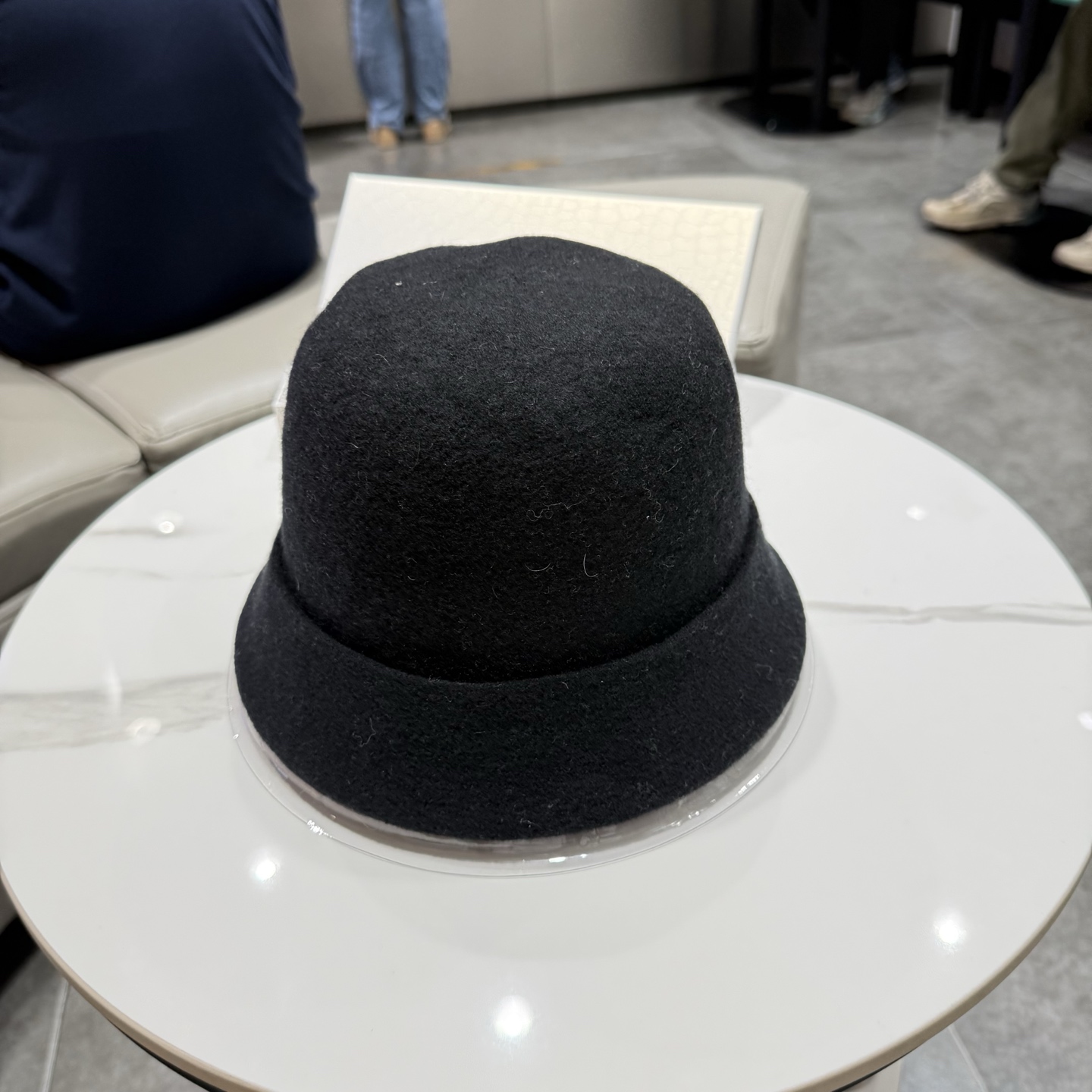 DIOR迪奥品质澳洲羊毛高级感礼帽女秋冬法式优雅气质名媛风渔夫帽