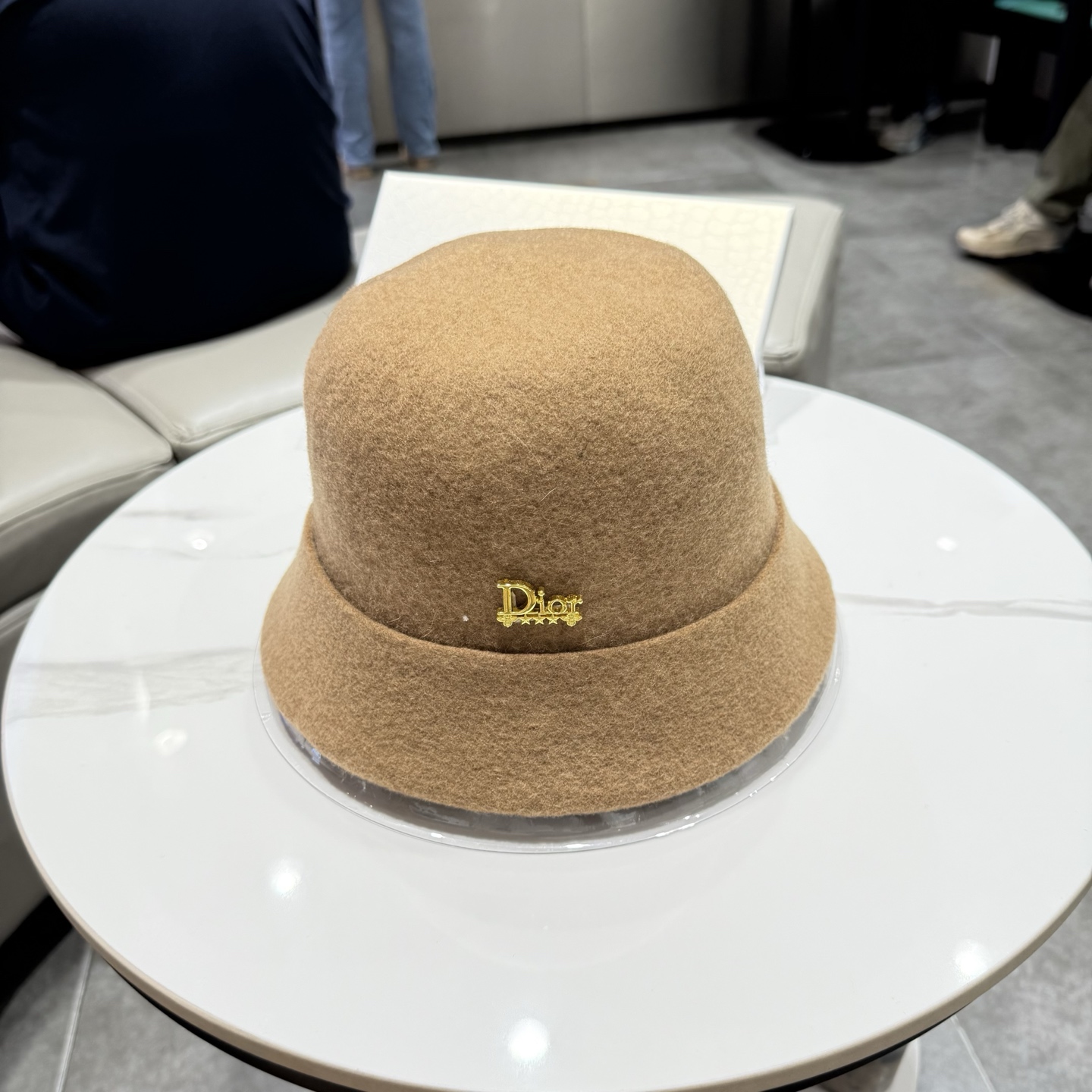 DIOR迪奥品质澳洲羊毛高级感礼帽女秋冬法式优雅气质名媛风渔夫帽