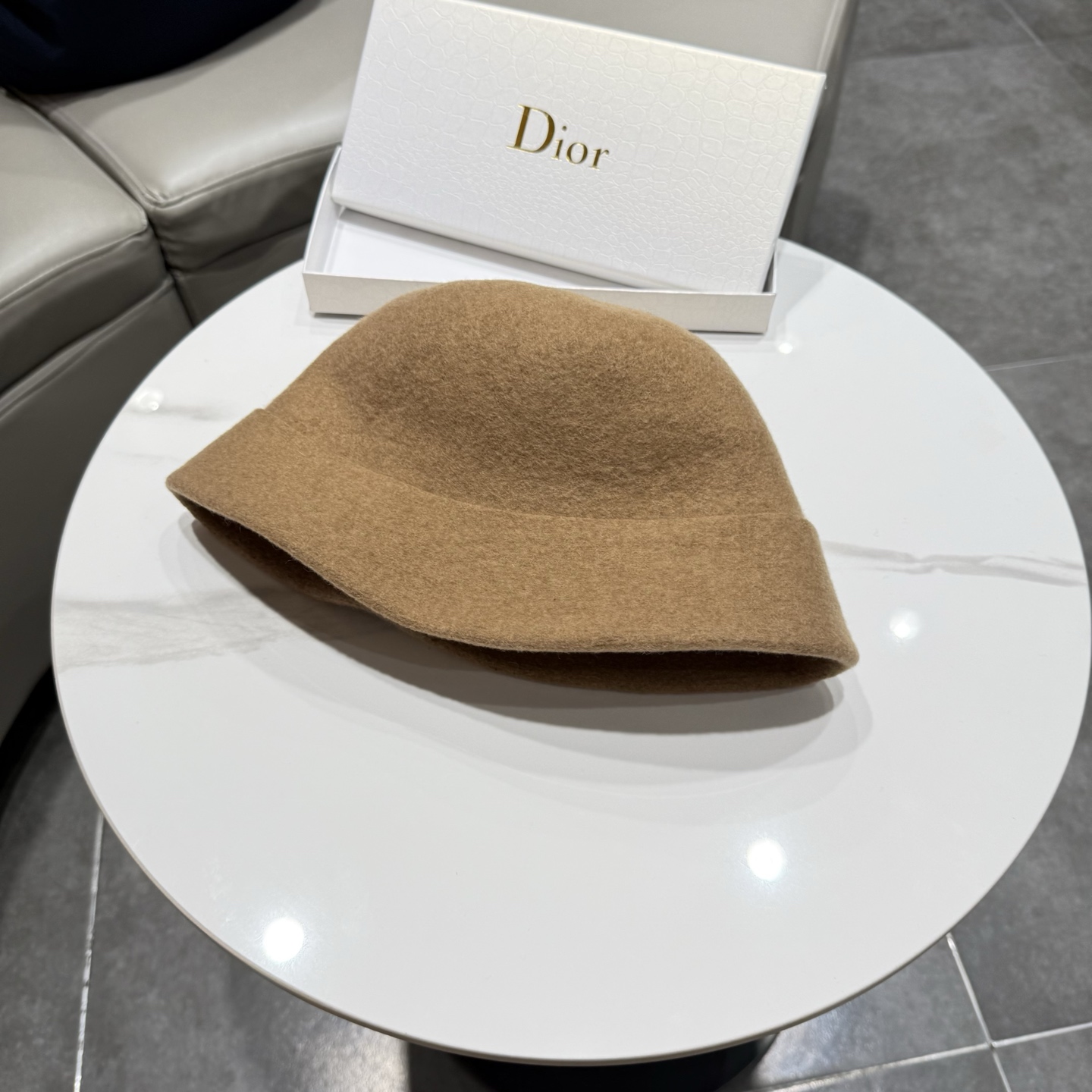 DIOR迪奥品质澳洲羊毛高级感礼帽女秋冬法式优雅气质名媛风渔夫帽
