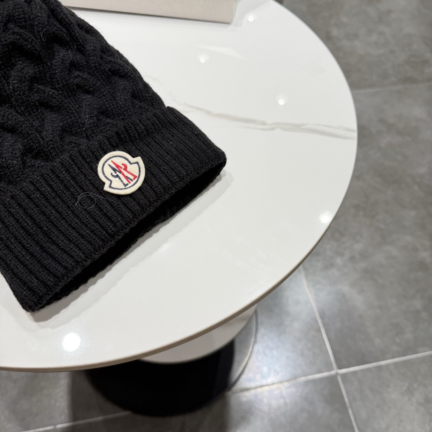 moncler韩版ins秋冬季真狐狸毛球毛线帽子女百搭时尚亲子针织帽潮