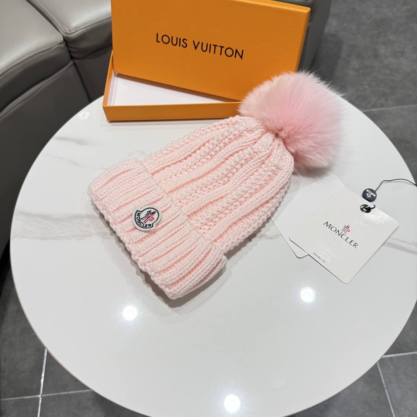 【MONCLER蒙口】2026秋冬新款大牌毛球毛线帽# 非常有质感的一款～闭眼入