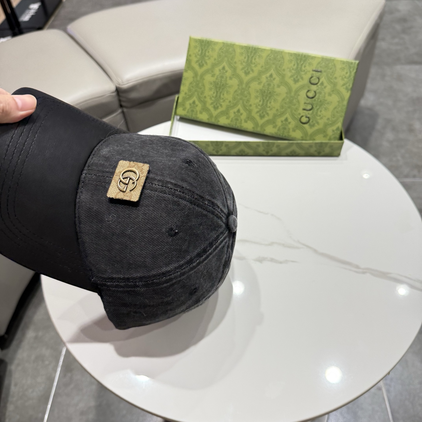 【GUCCI古奇】2026秋冬新款专柜时尚潮流款棒球帽，新款出货，大牌款超好搭配，赶紧入手！
