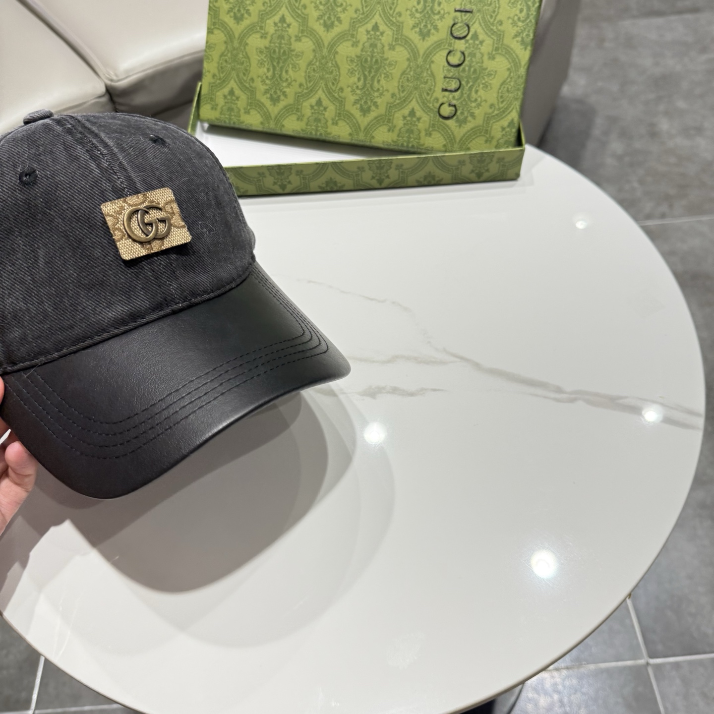 【GUCCI古奇】2026秋冬新款专柜时尚潮流款棒球帽，新款出货，大牌款超好搭配，赶紧入手！