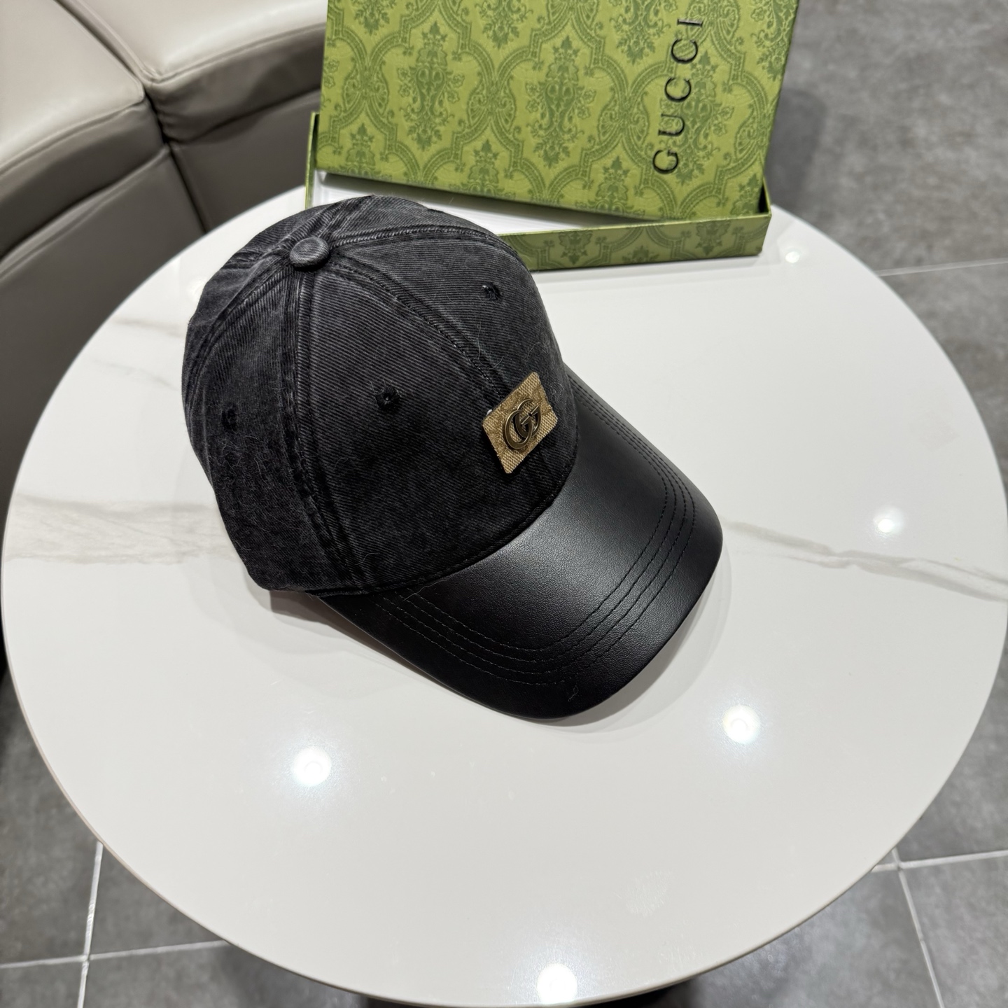 【GUCCI古奇】2026秋冬新款专柜时尚潮流款棒球帽，新款出货，大牌款超好搭配，赶紧入手！