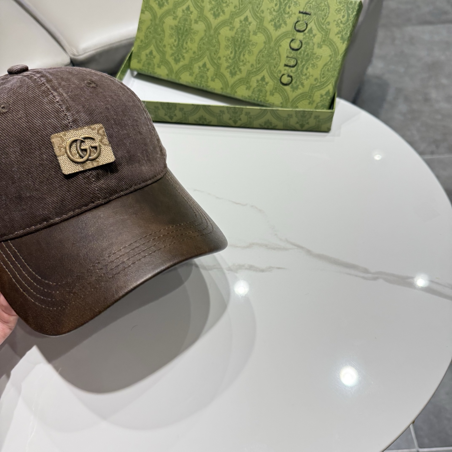 【GUCCI古奇】2026秋冬新款专柜时尚潮流款棒球帽，新款出货，大牌款超好搭配，赶紧入手！