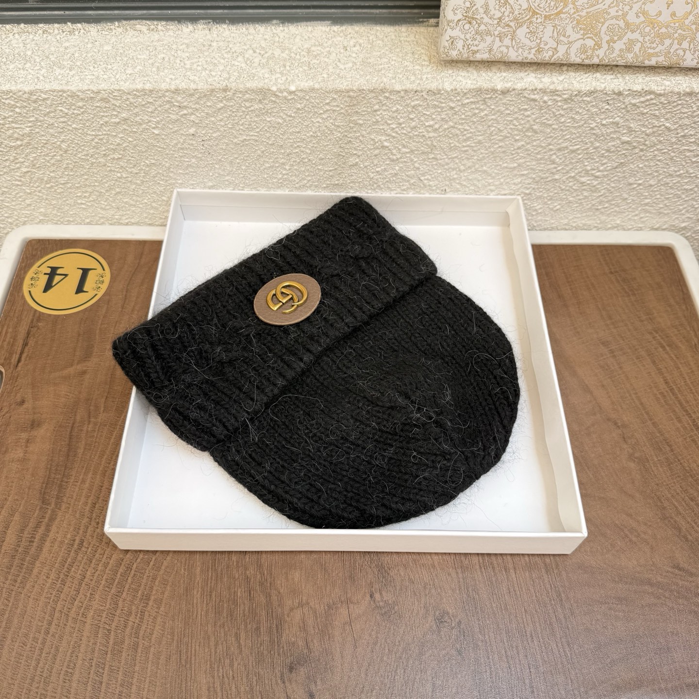 Gucci古奇秋冬新款毛线帽，兔毛面料，男女同款