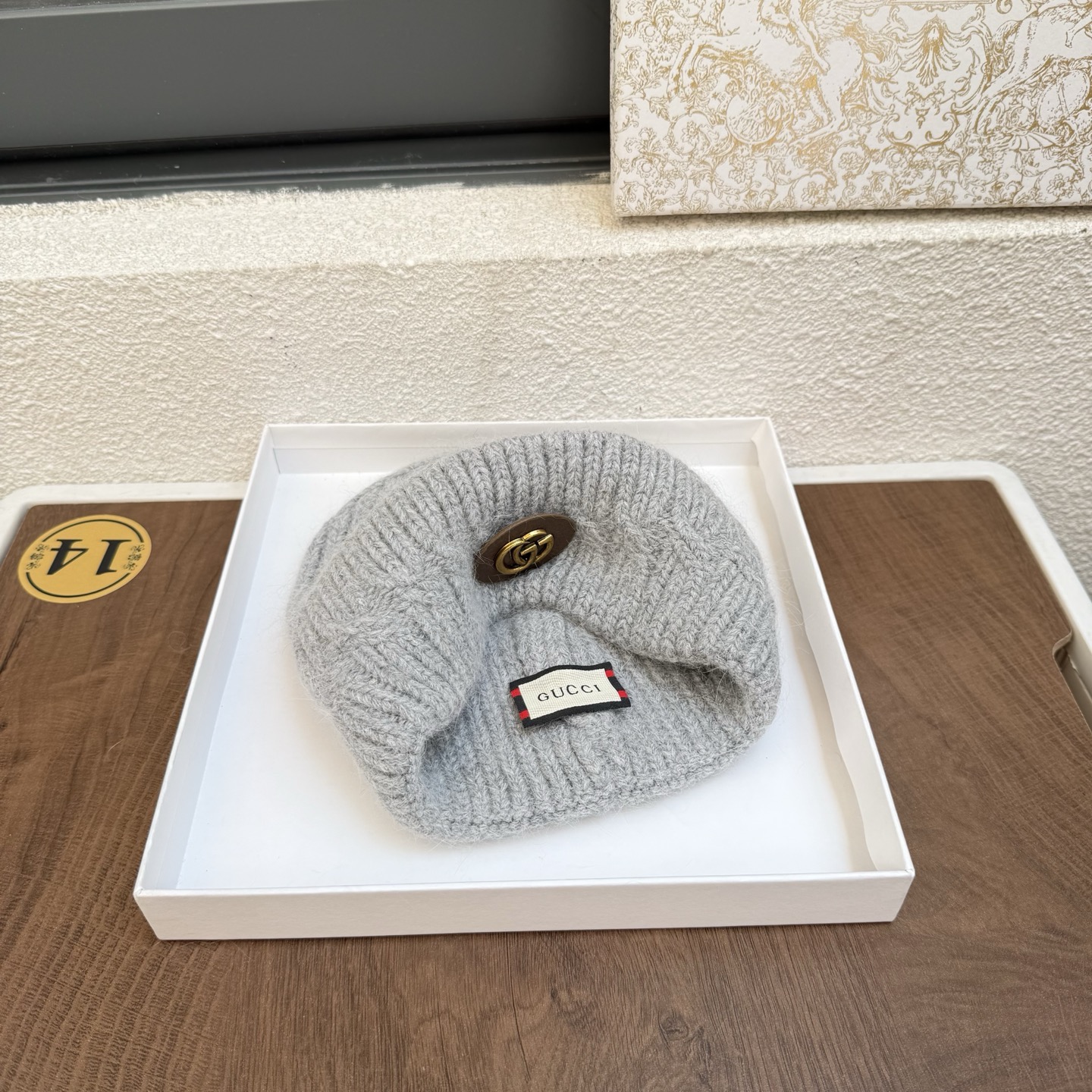 Gucci古奇秋冬新款毛线帽，兔毛面料，男女同款