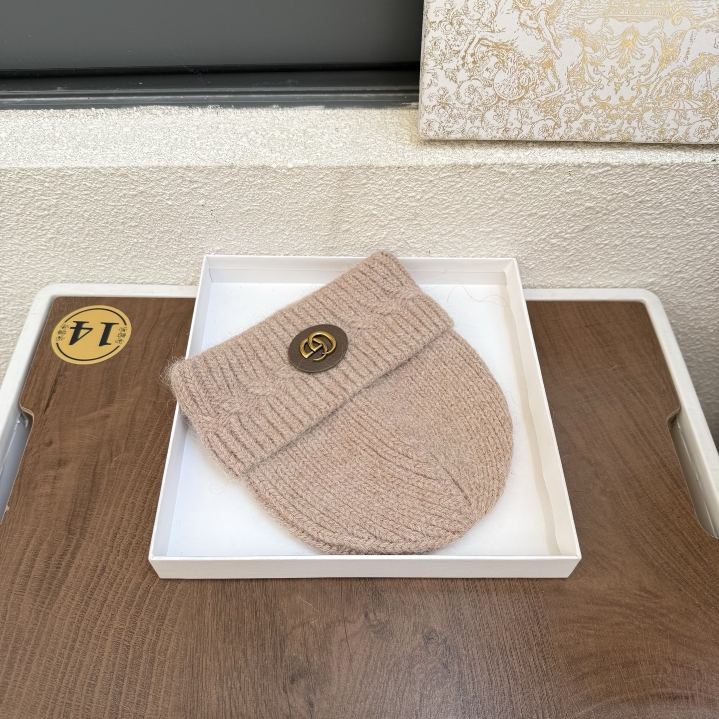 Gucci古奇秋冬新款毛线帽，兔毛面料，男女同款