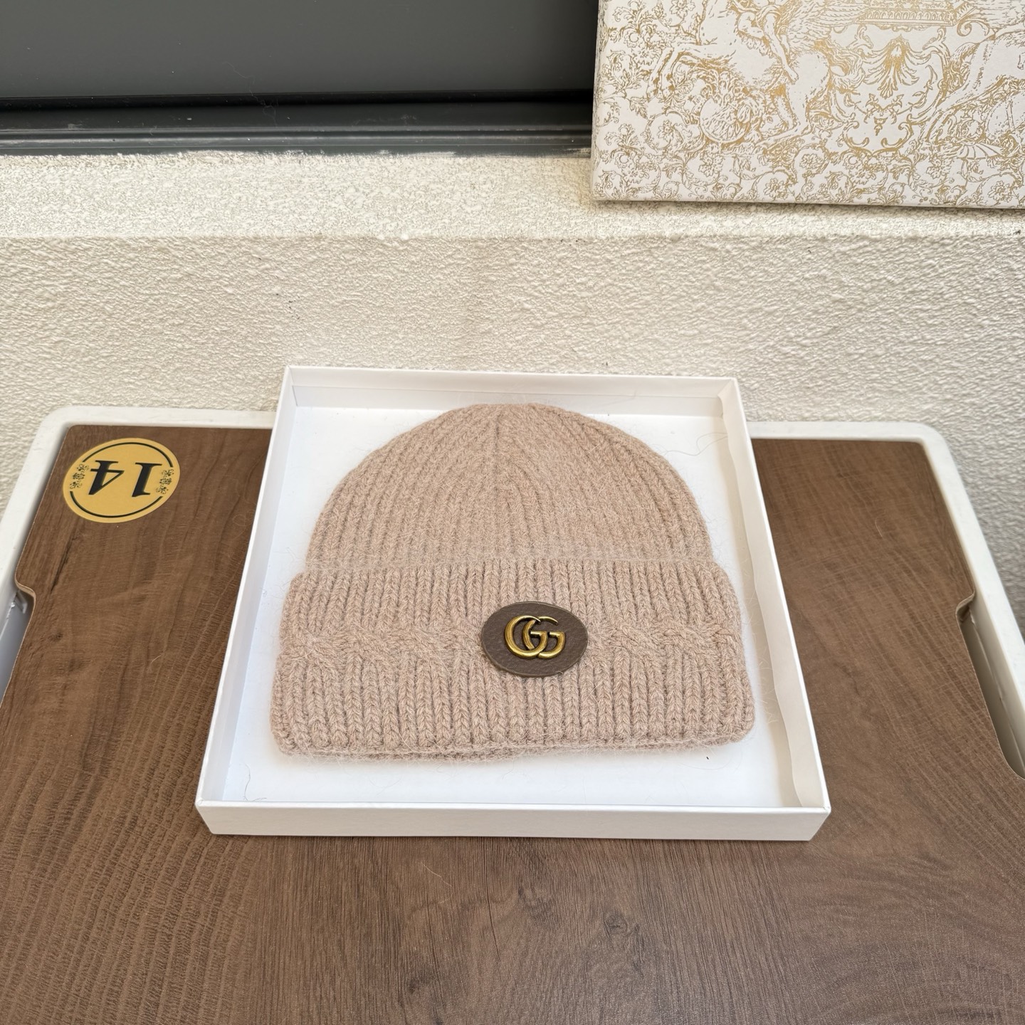 Gucci古奇秋冬新款毛线帽，兔毛面料，男女同款