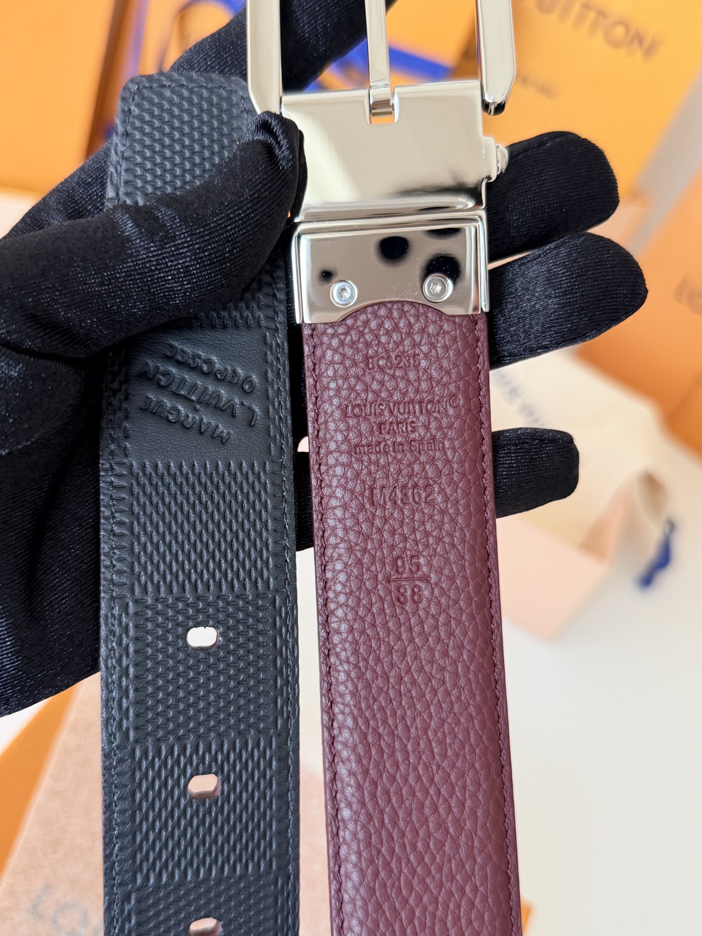 Louis Vuitton LV3.5cm宽M4362