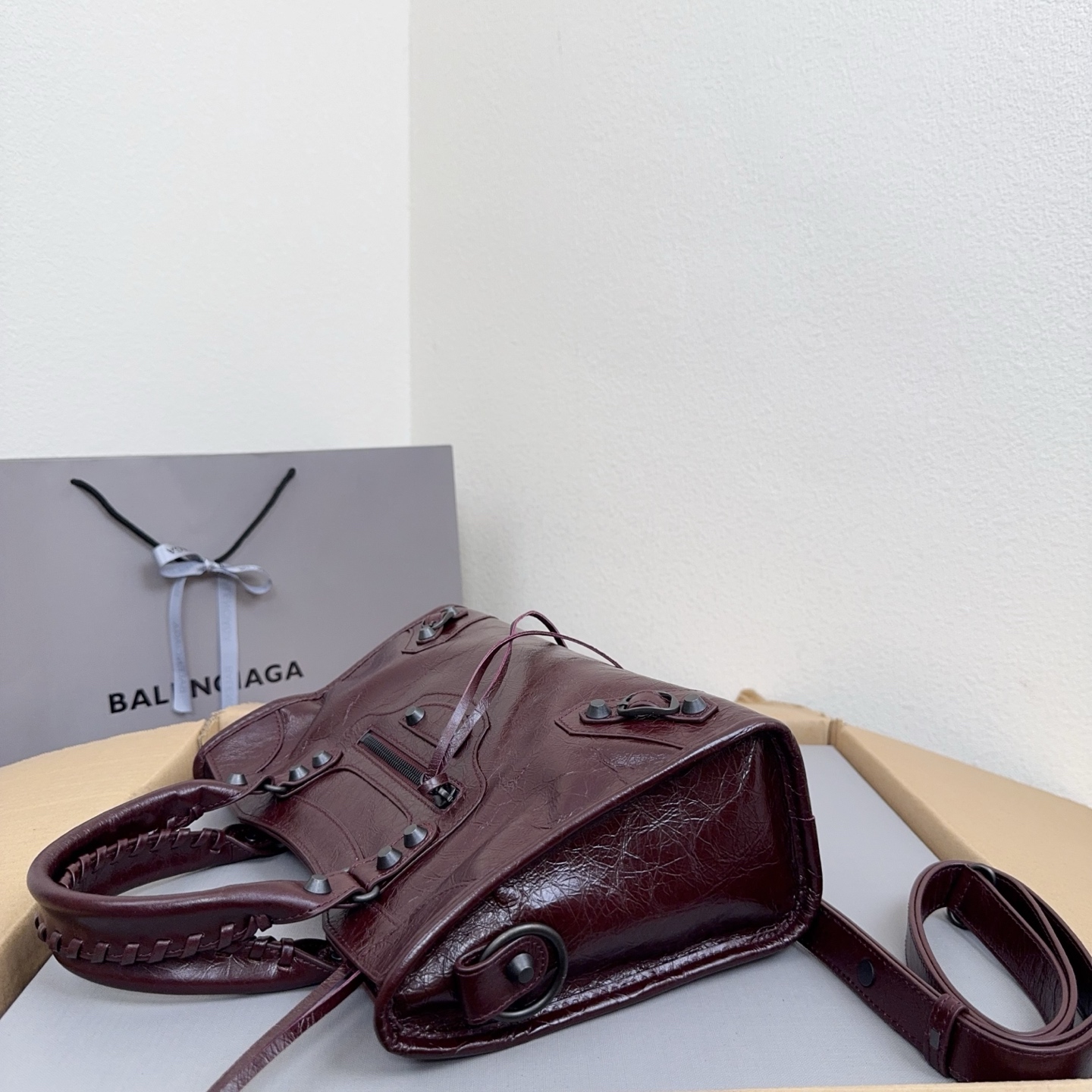 バ家 时代眼泪 インポート 爆裂纹 羊皮 マシンカー バッグ