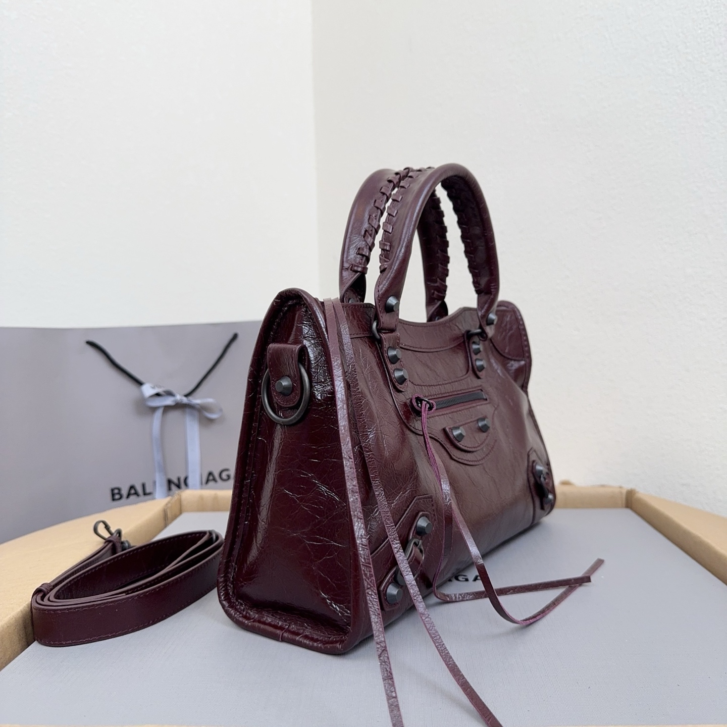 バ家 时代眼泪 インポート 爆裂纹 羊皮 マシンカー バッグ