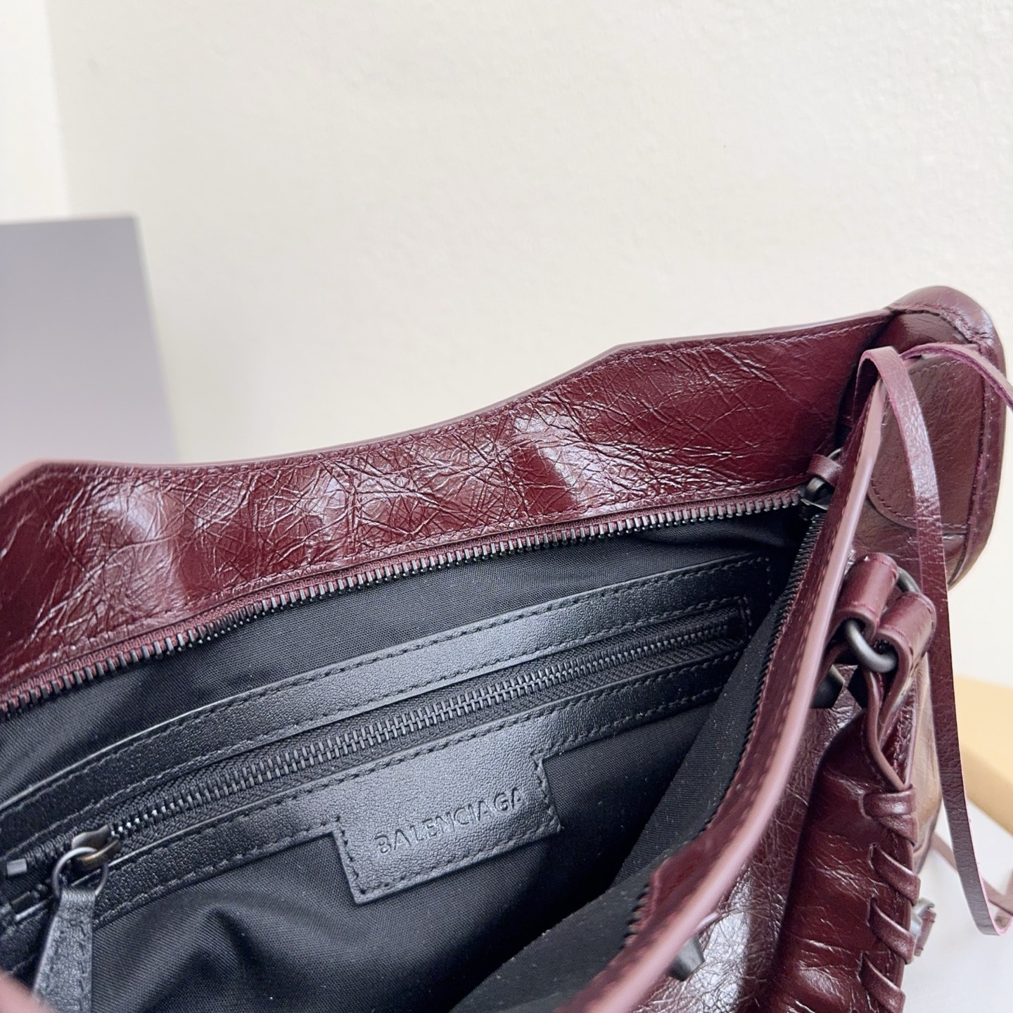 バ家 时代眼泪 インポート 爆裂纹 羊皮 マシンカー バッグ