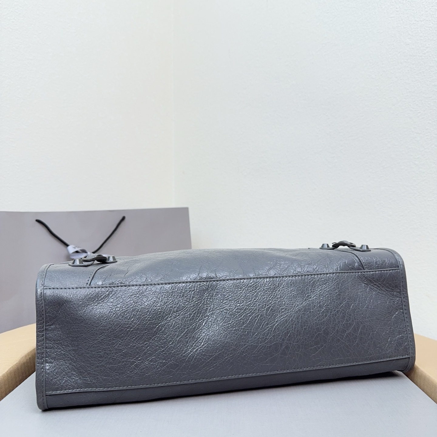 パリスタイル灰色大号トートバッグ