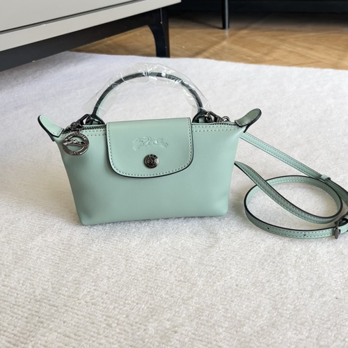 Longchamp Light green real shot