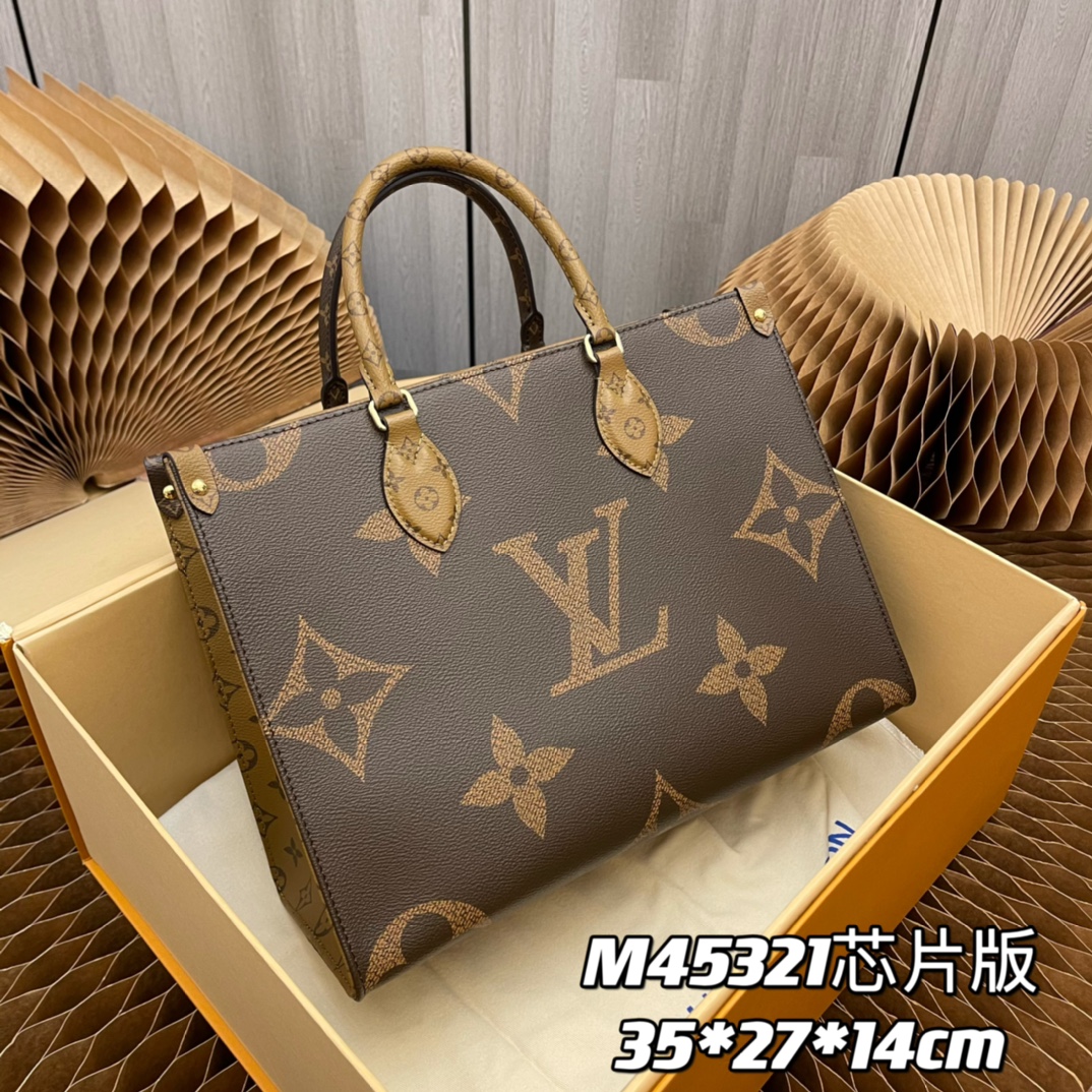 Buy Replica
 Louis Vuitton LV Onthego Bags Handbags Black Monogram Canvas M45321