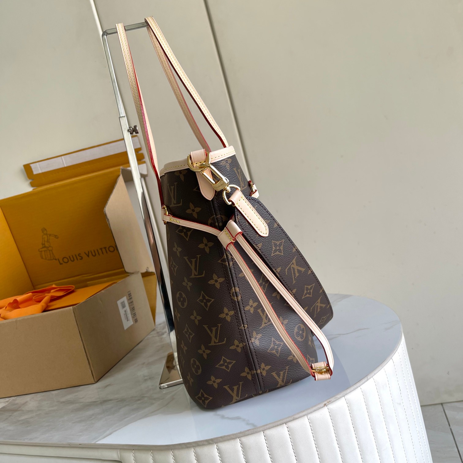 路易威登 Louis Vuitton 高定典藏经典高奢皮具手袋托特包斜挎包女包 #A90C2748 4