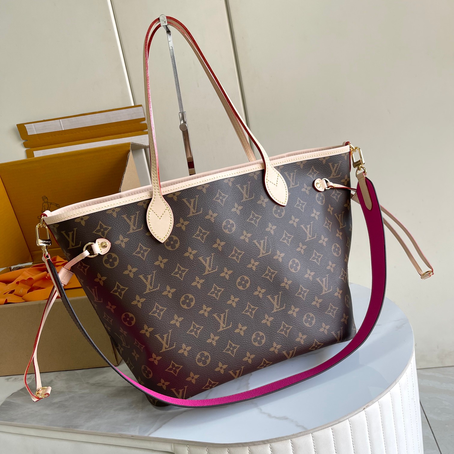 路易威登 Louis Vuitton 高定典藏经典高奢皮具手袋托特包斜挎包女包 #A90C2748 2