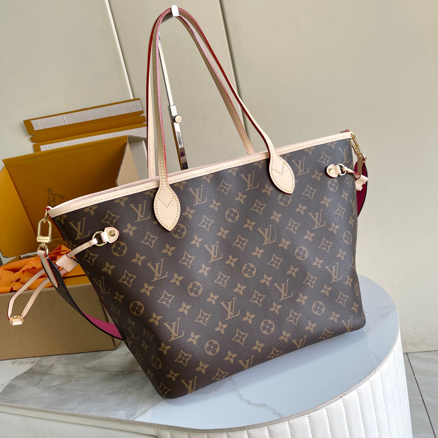 路易威登 Louis Vuitton 高定典藏经典高奢皮具手袋托特包斜挎包女包 #A90C2748 3