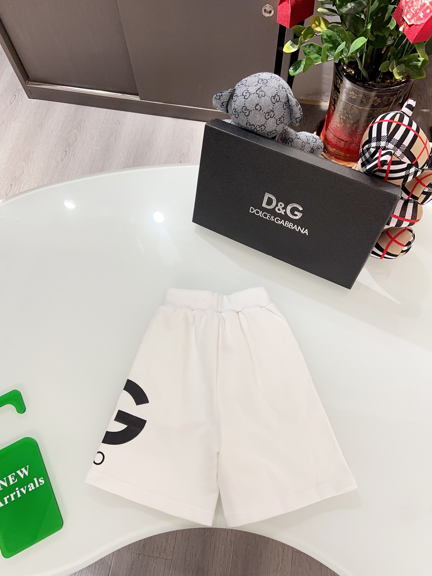 DG Logo Print Cotton Bermuda Shorts - Comfortable & Stylish Loungewear 8 i1717323279 7373 0