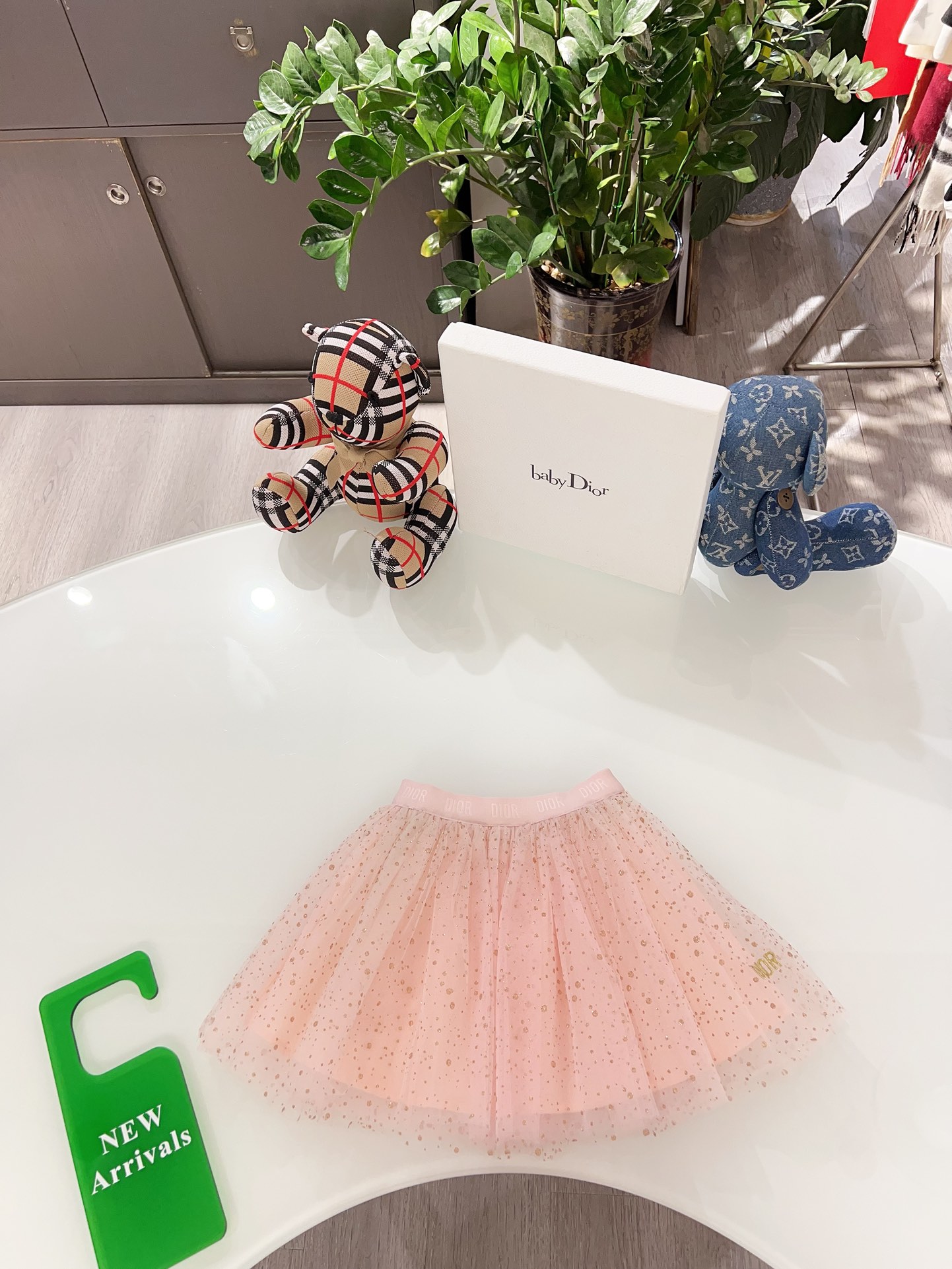 @126¥ Falda personalizada original de mostrador, te enamoras a primera vista, cintura elástica para que las niñas se la…