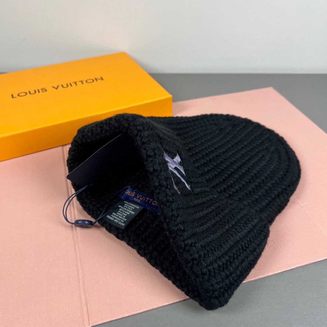 配防尘袋〈对版高品质，羊毛品质认准咯〉路易威登LOUIS VUITTON🎩官方热卖爆款，羊毛针织毛线帽，