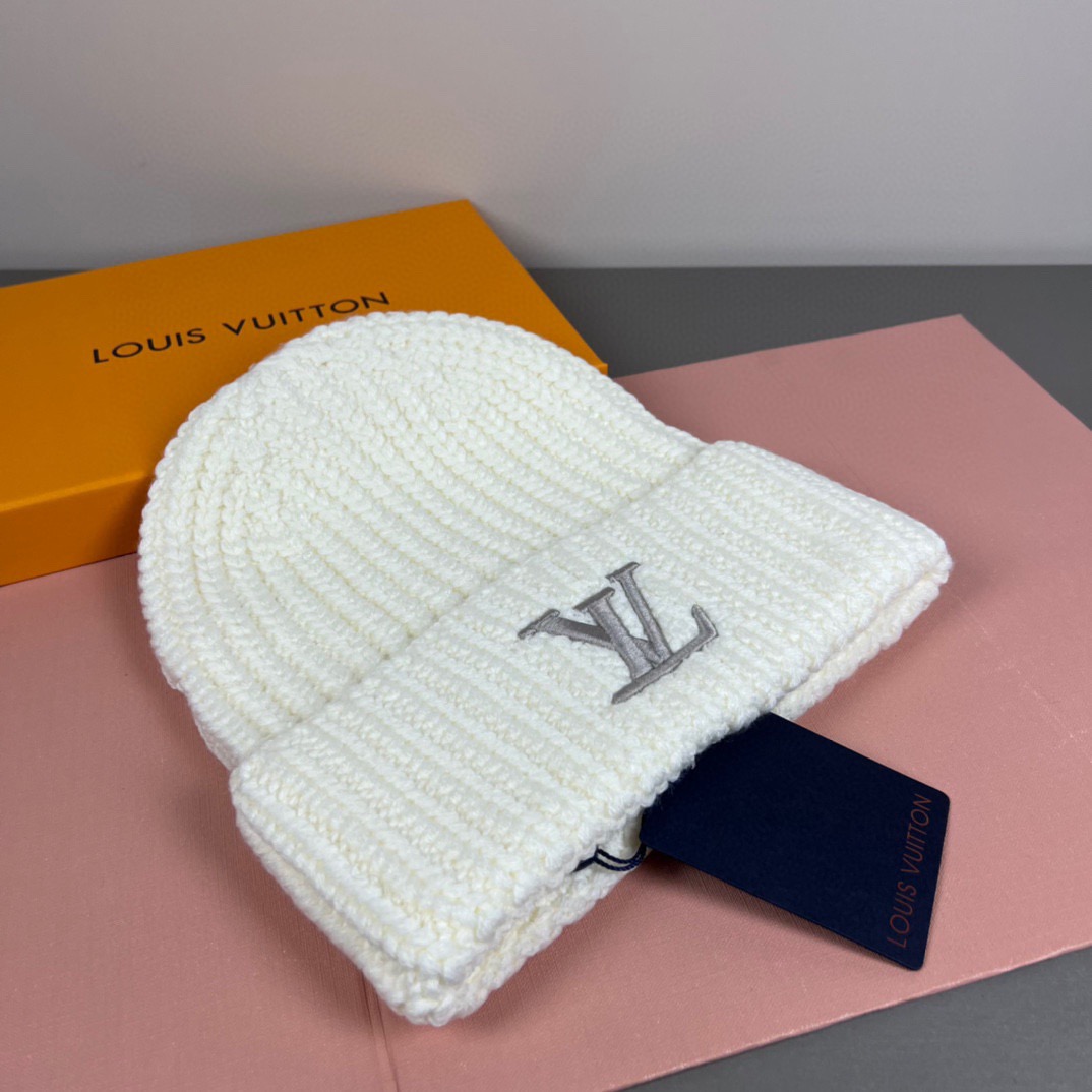 配防尘袋〈对版高品质，羊毛品质认准咯〉路易威登LOUIS VUITTON🎩官方热卖爆款，羊毛针织毛线帽，