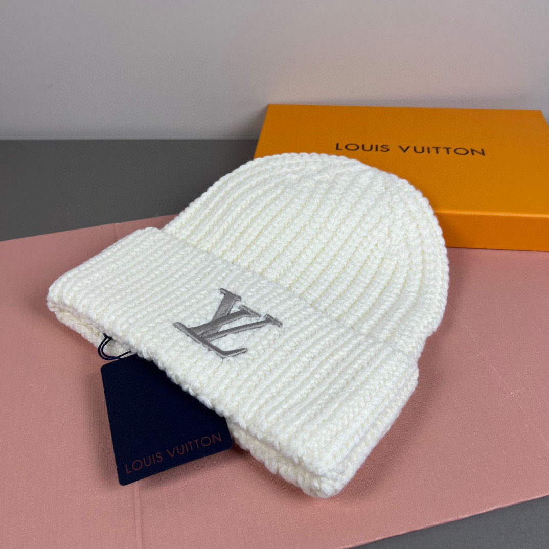 配防尘袋〈对版高品质，羊毛品质认准咯〉路易威登LOUIS VUITTON🎩官方热卖爆款，羊毛针织毛线帽，